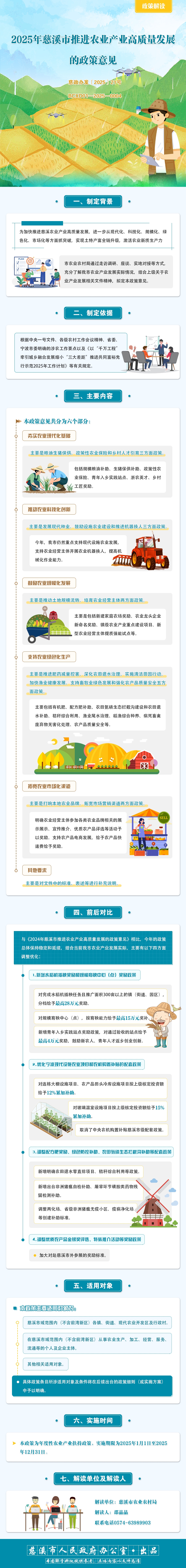 慈溪市人民政府辦公室關于印發2025年慈溪市推進農業產業高質量發展的政策意見的通知.jpg